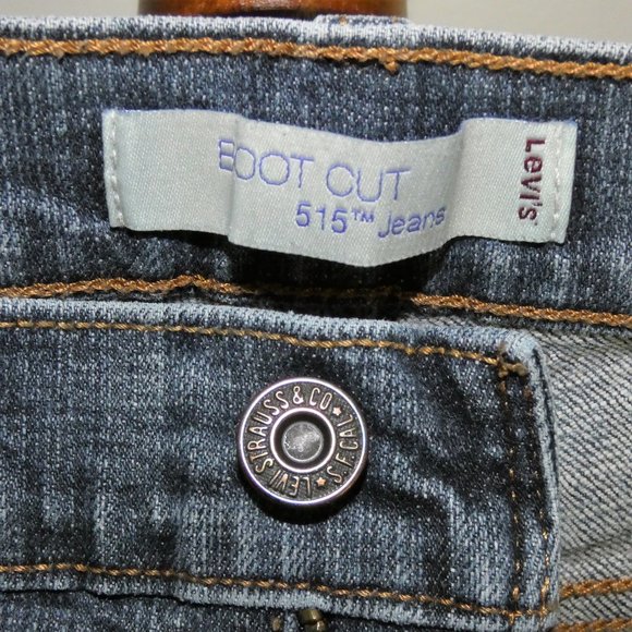 Levi's 515 Boot Cut Stretch Denim Jeans - Picture 3 of 7